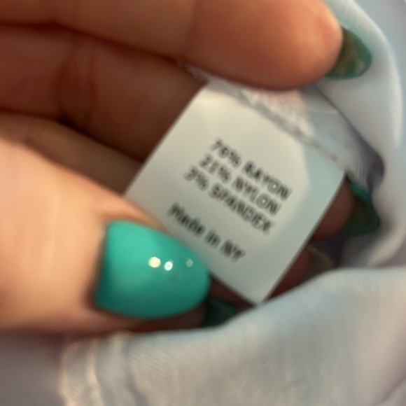 Estelle & Finn Ankle Pants Step Hem Pull-On Style White Size 4 NWT Elastic Waist - Picture 8 of 9